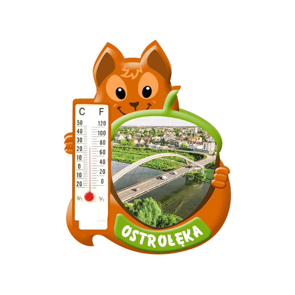 Polyresinowy magnes wiewiórka Ostrołęka