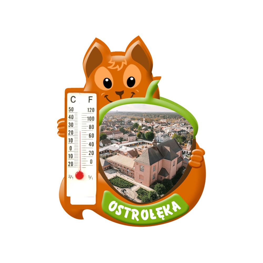 Polyresinowy magnes wiewiórka Ostrołęka