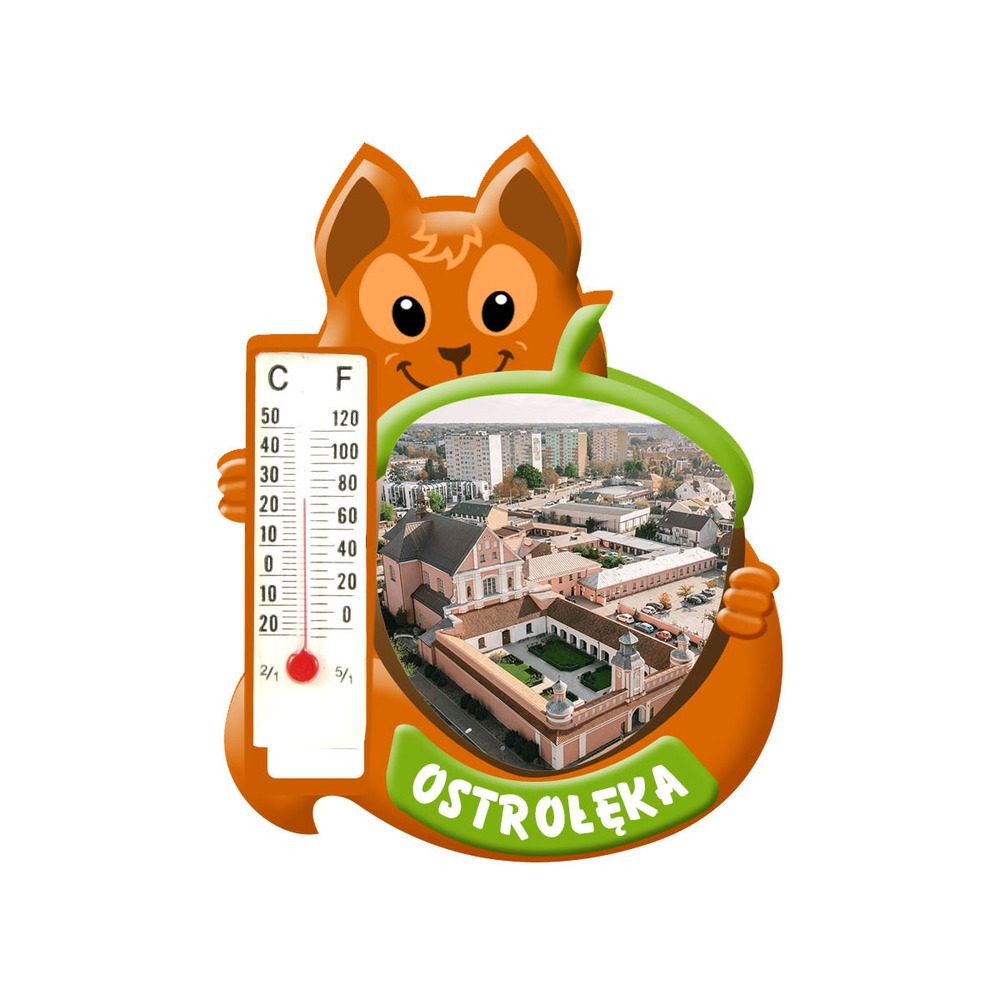 Polyresinowy magnes wiewiórka Ostrołęka