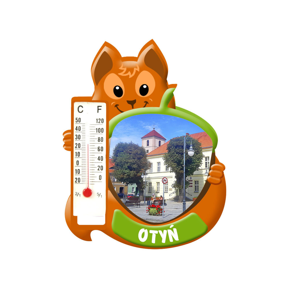 Polyresinowy magnes wiewiórka Otyń