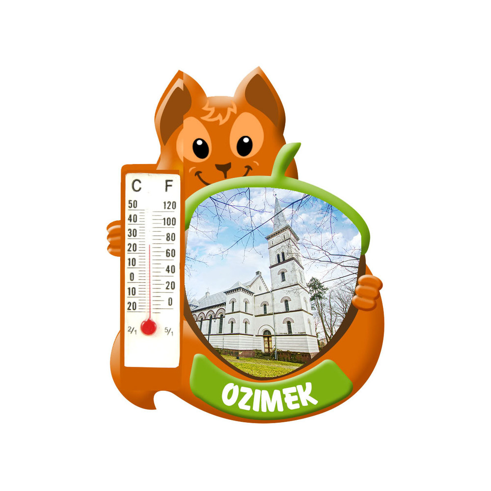 Polyresinowy magnes wiewiórka Ozimek