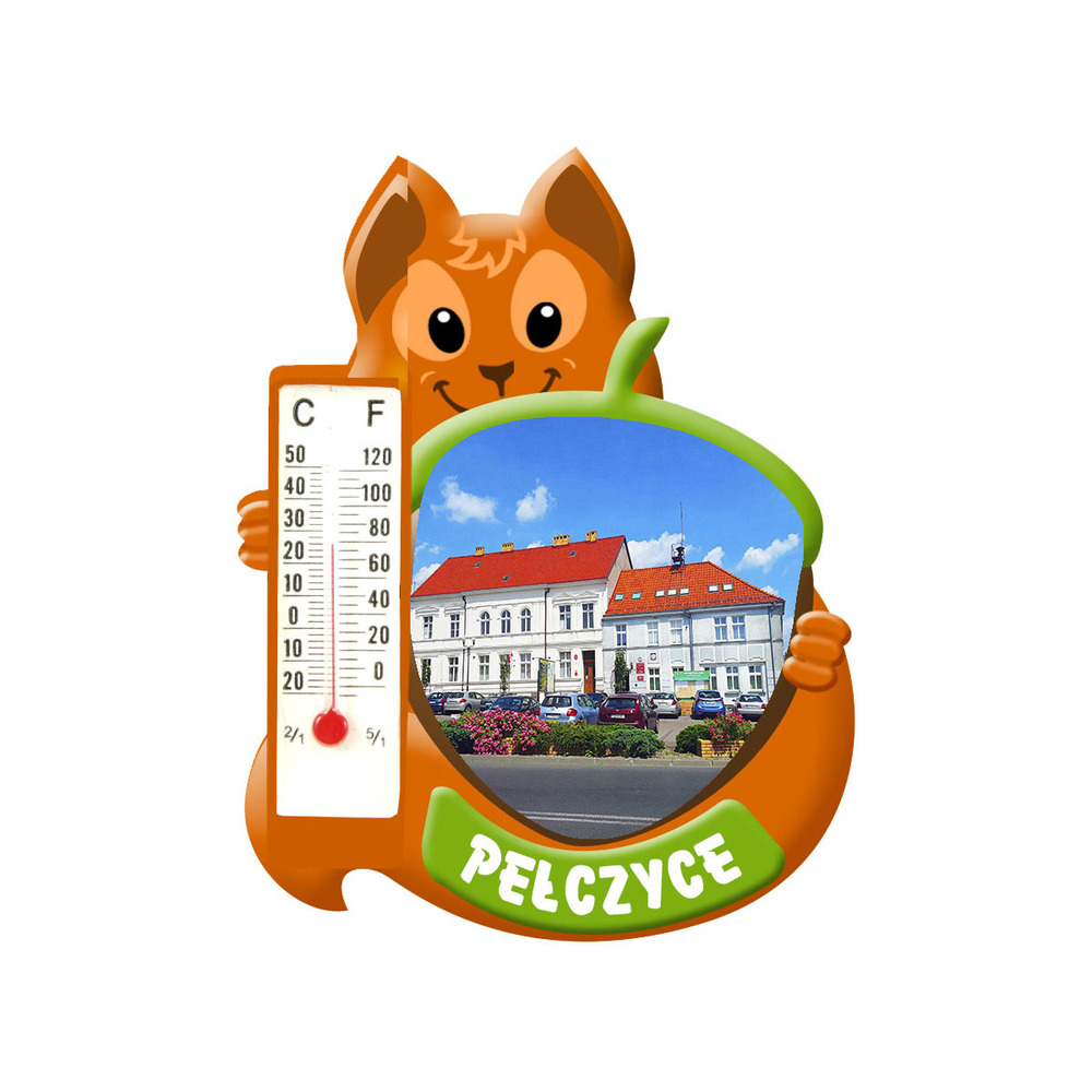 Polyresinowy magnes wiewiórka Pełczyce