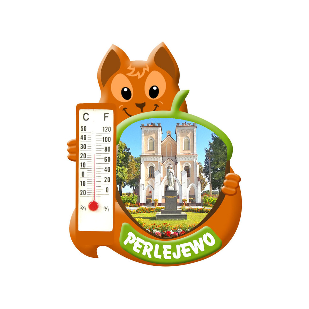 Polyresinowy magnes wiewiórka Perlejewo