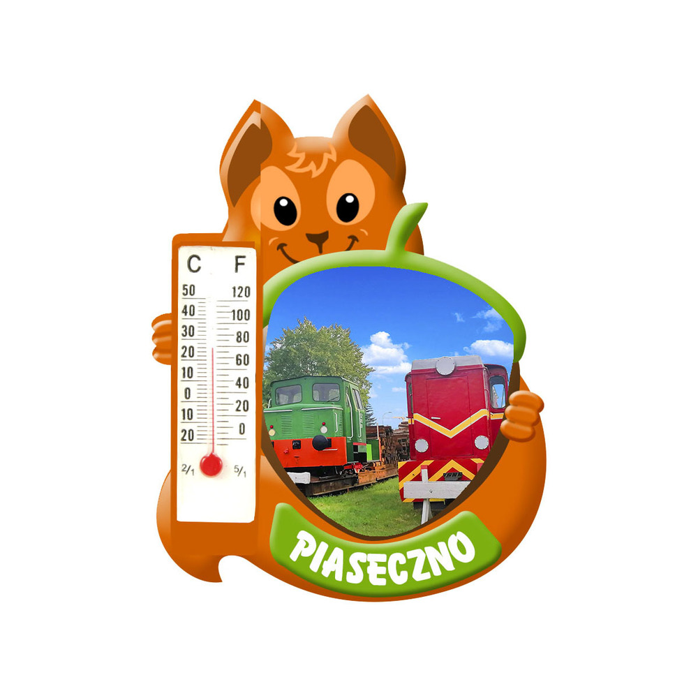 Polyresinowy magnes wiewiórka piaseczno