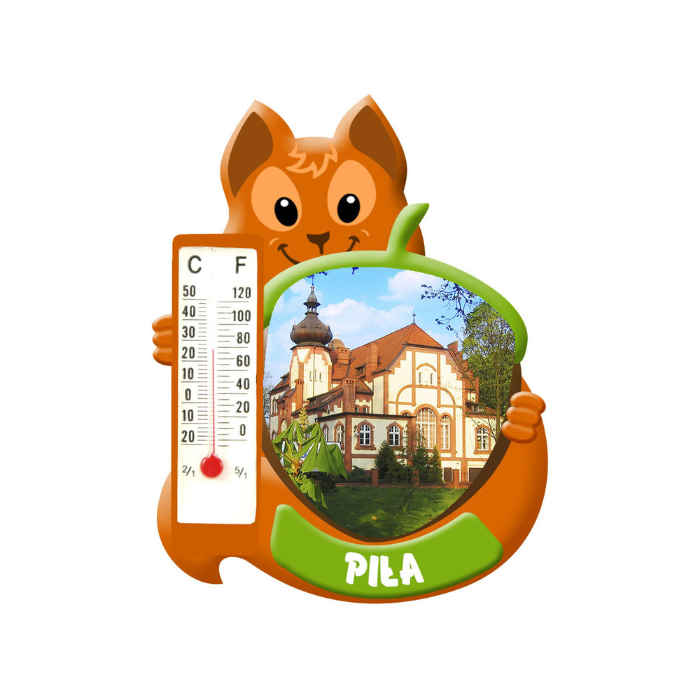 Polyresinowy magnes wiewiórka Piła