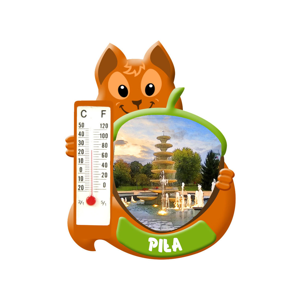 Polyresinowy magnes wiewiórka Piła