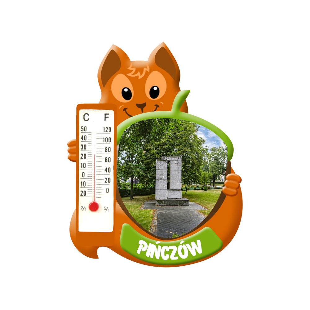 Polyresinowy magnes wiewiórka Pińczów