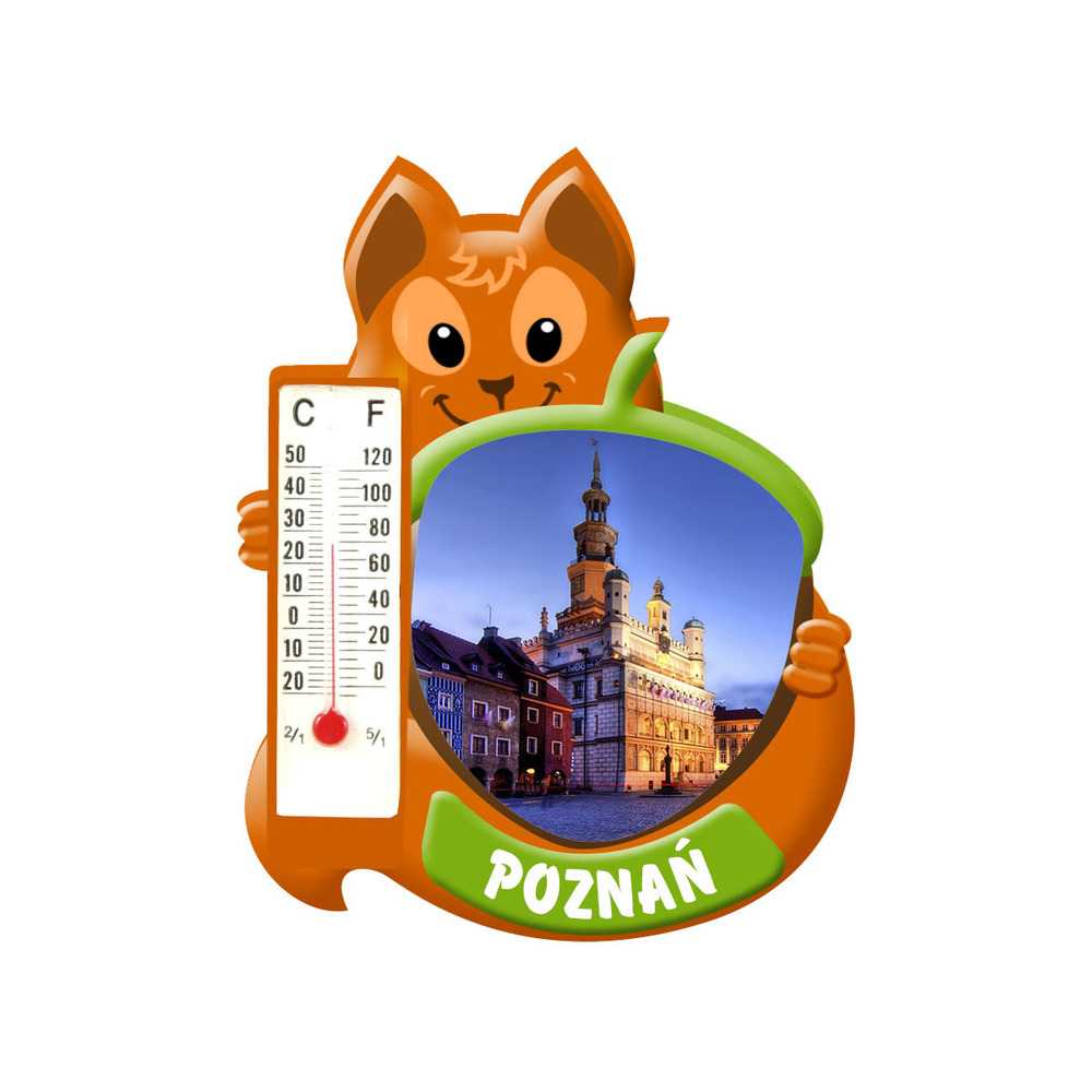 Polyresinowy magnes wiewiórka Poznań