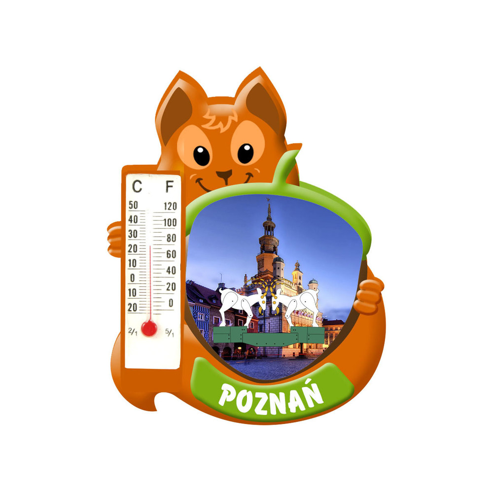 Polyresinowy magnes wiewiórka Poznań