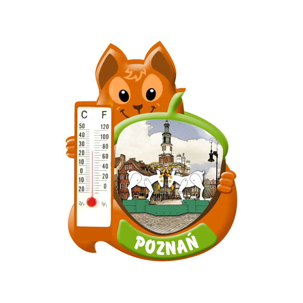 Polyresinowy magnes wiewiórka Poznań