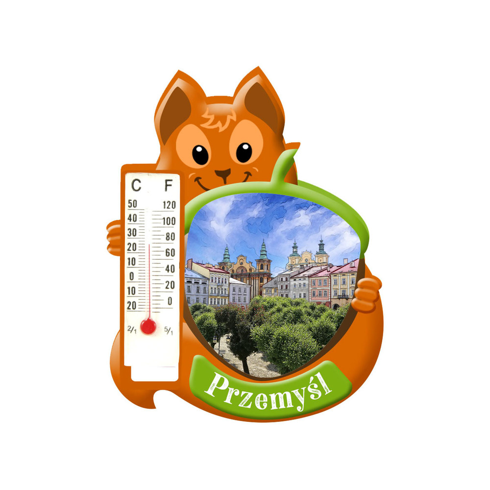 Polyresinowy magnes wiewiórka Przemyśl