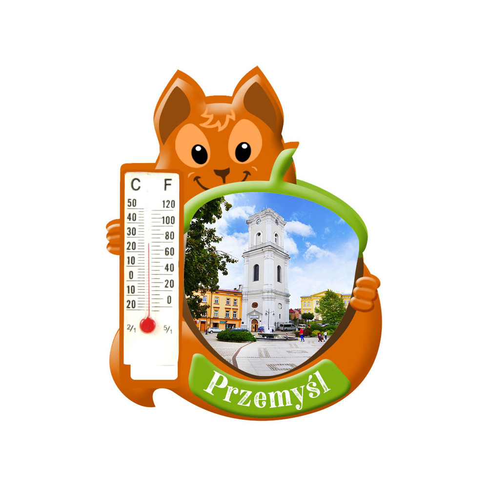Polyresinowy magnes wiewiórka Przemyśl