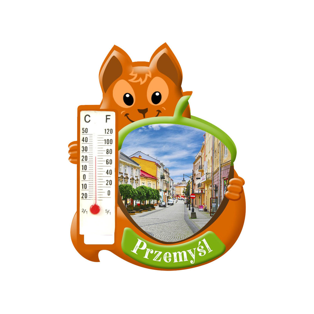 Polyresinowy magnes wiewiórka Przemyśl