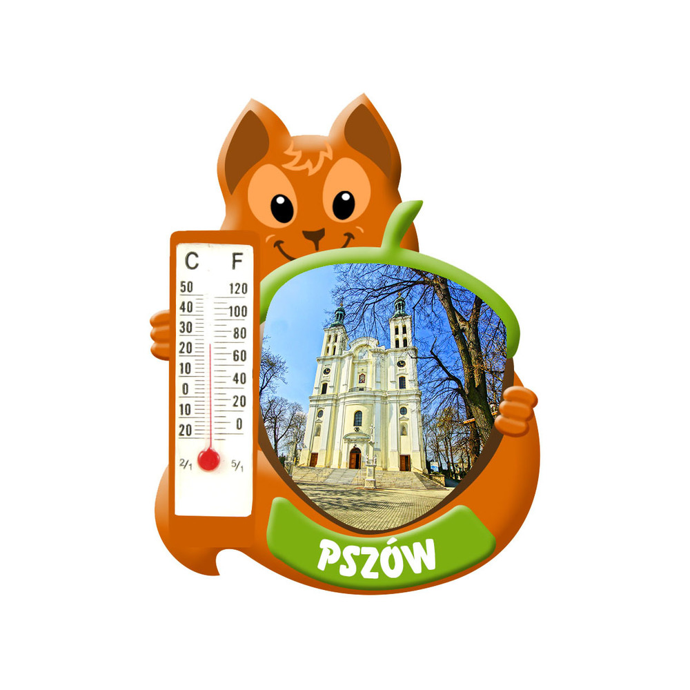 Polyresinowy magnes wiewiórka Pszów