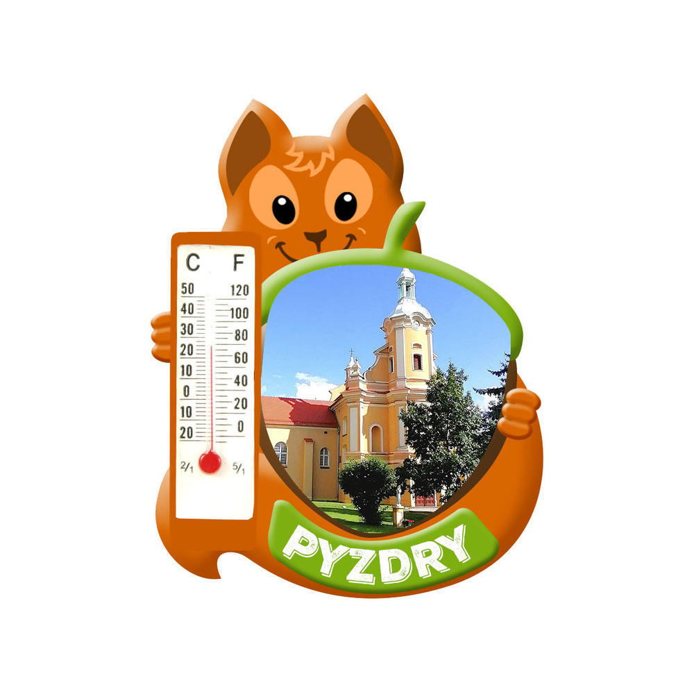 Polyresinowy magnes wiewiórka Pyzdry