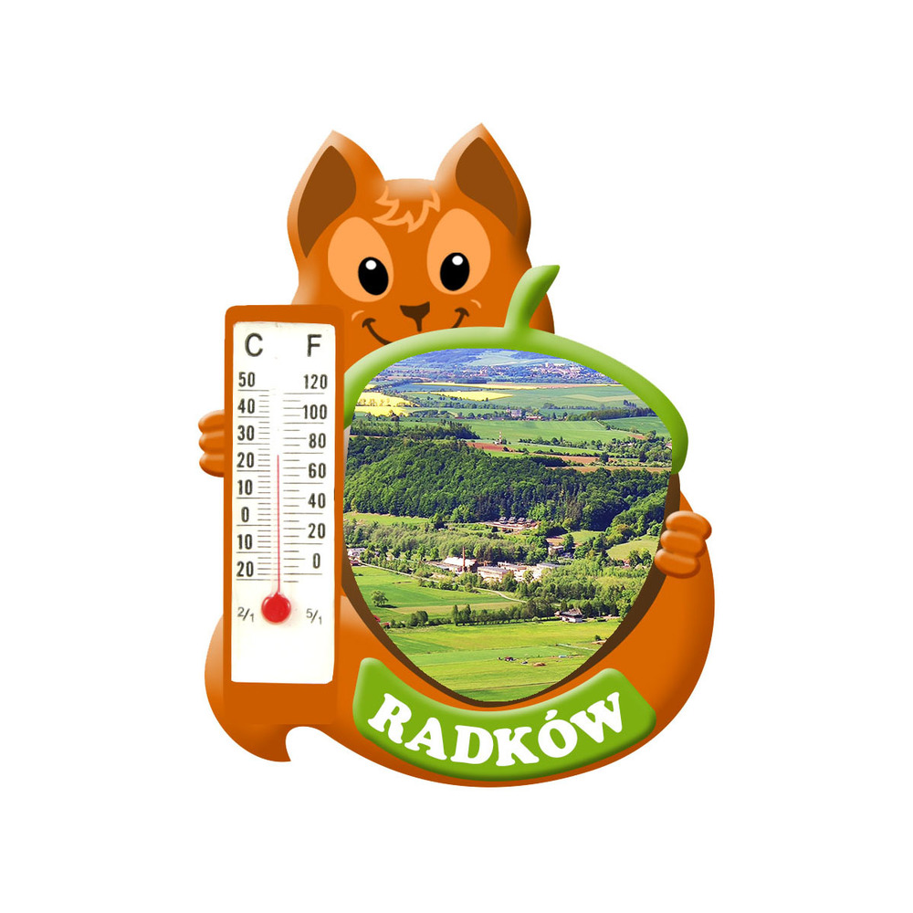 Polyresinowy magnes wiewiórka Radków
