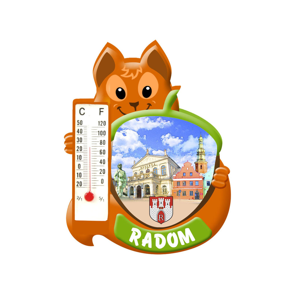 Polyresinowy magnes wiewiórka Radom