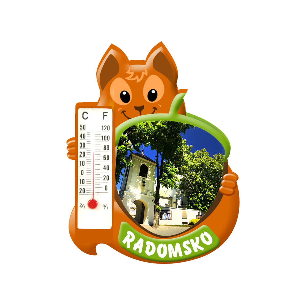 Polyresinowy magnes wiewiórka Radomsko