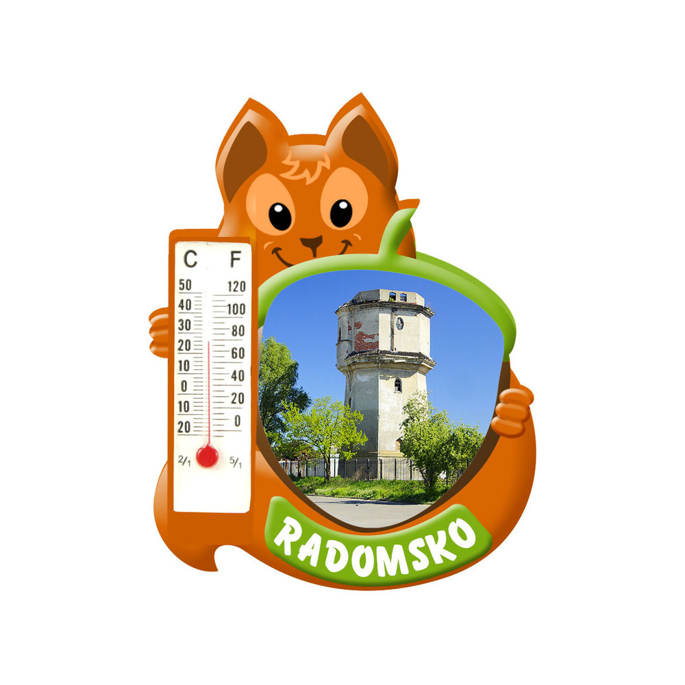 Polyresinowy magnes wiewiórka Radomsko