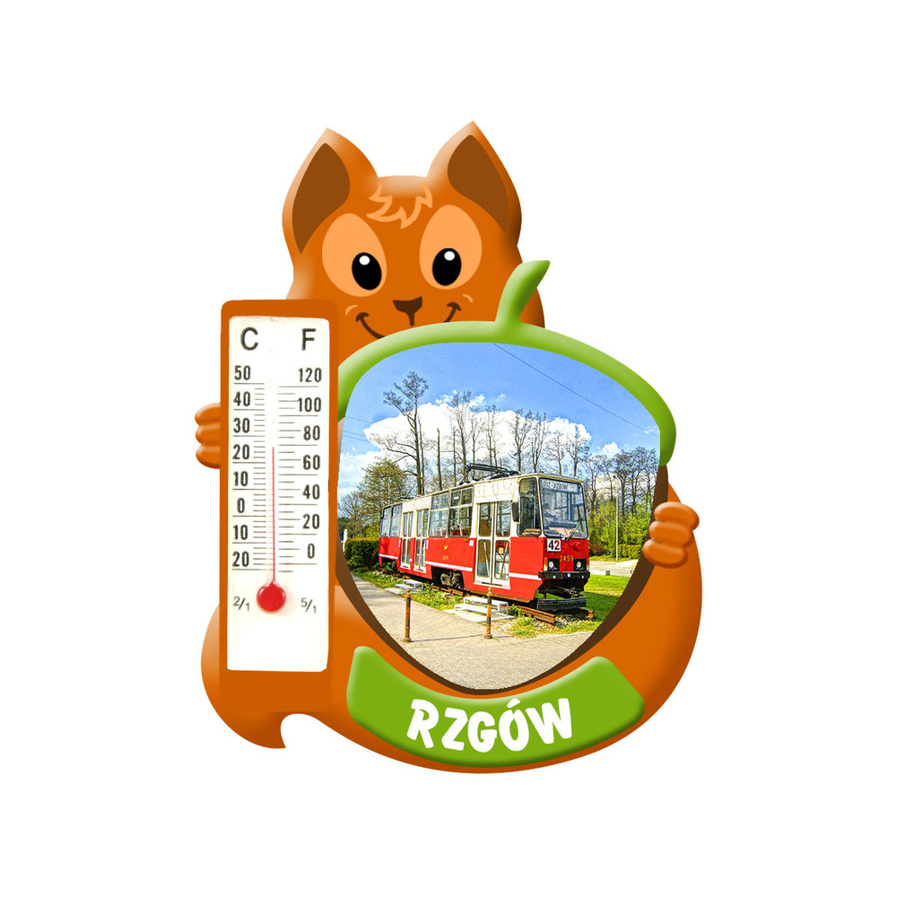 Polyresinowy magnes wiewiórka Rzgów