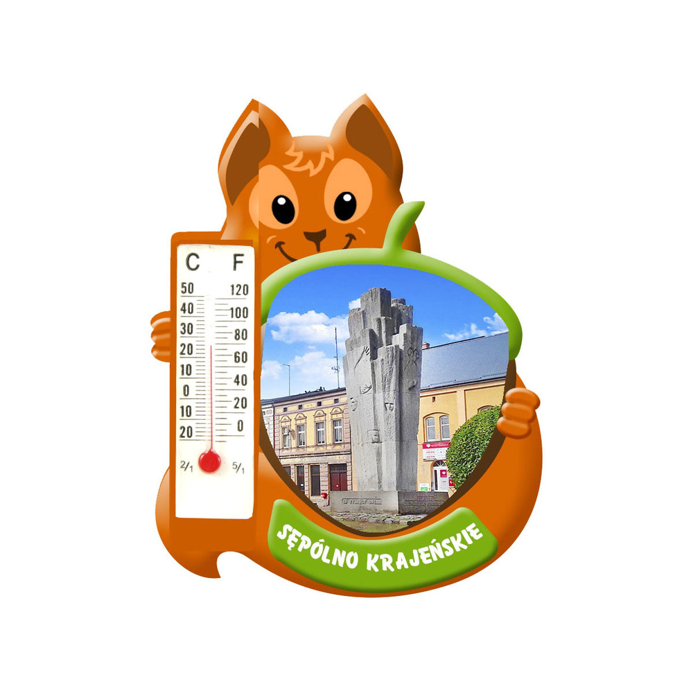 Polyresinowy magnes wiewiórka Sępólno Krajeńskie