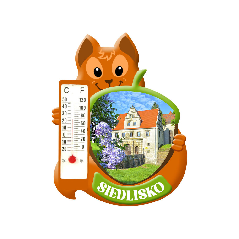 Polyresinowy magnes wiewiórka Siedlisko