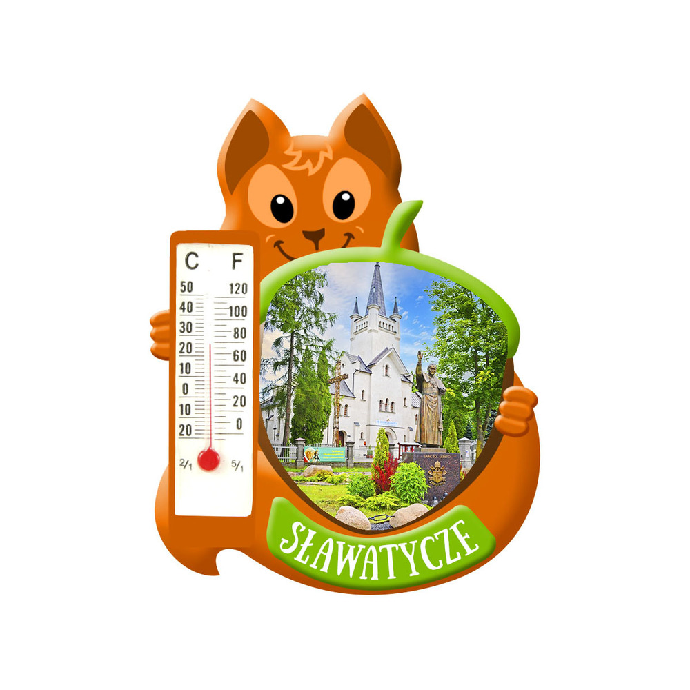 Polyresinowy magnes wiewiórka Sławatycze