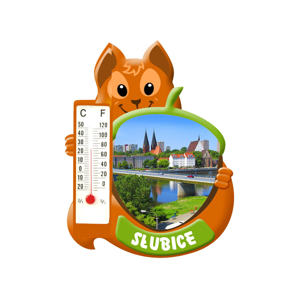 Polyresinowy magnes wiewiórka Słubice