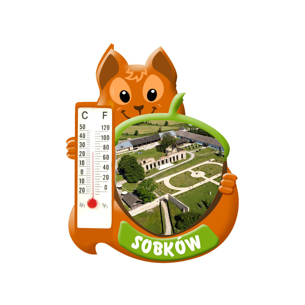 Polyresinowy magnes wiewiórka Sobków