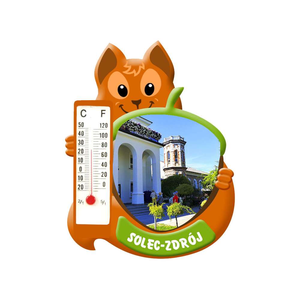 Polyresinowy magnes wiewiórka Solec-Zdrój