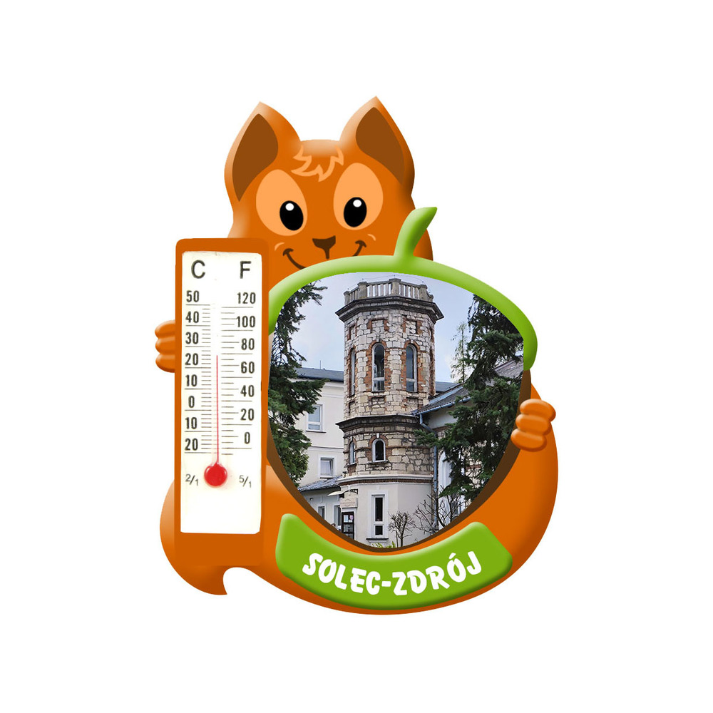 Polyresinowy magnes wiewiórka Solec-Zdrój