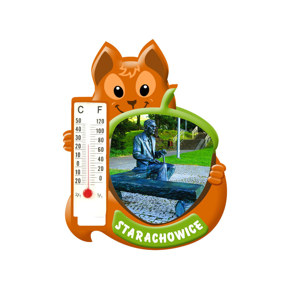 Polyresinowy magnes wiewiórka Starachowice
