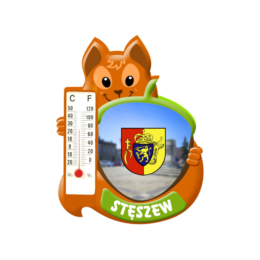 Polyresinowy magnes wiewiórka Stęszew
