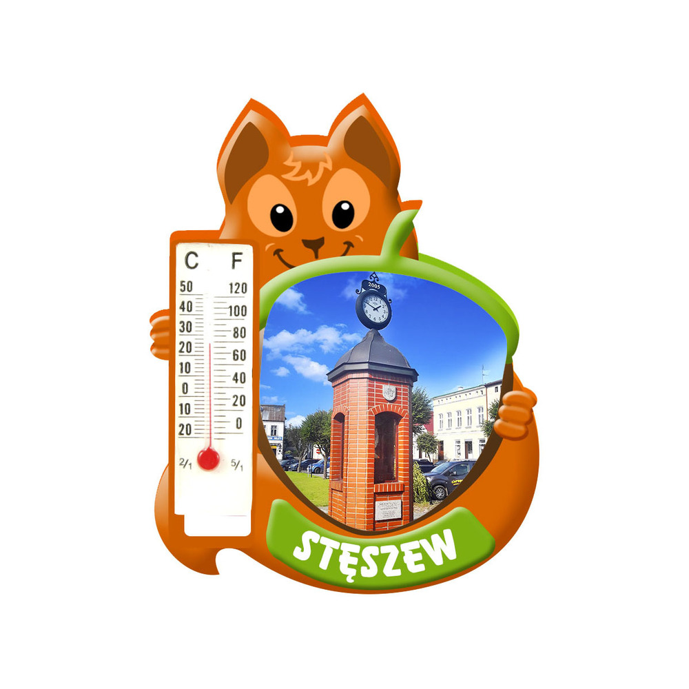 Polyresinowy magnes wiewiórka Stęszew