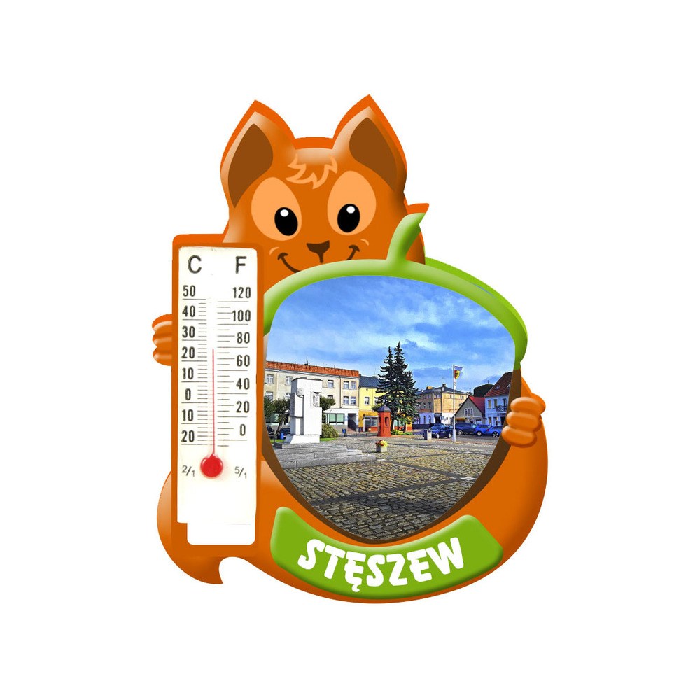 Polyresinowy magnes wiewiórka Stęszew