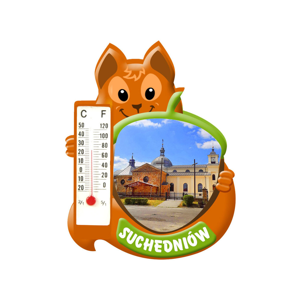 Polyresinowy magnes wiewiórka Suchedniów