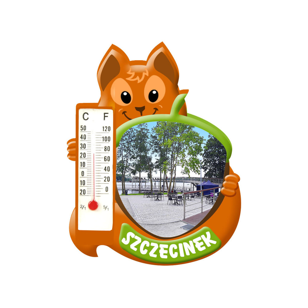 Polyresinowy magnes wiewiórka Szczecinek
