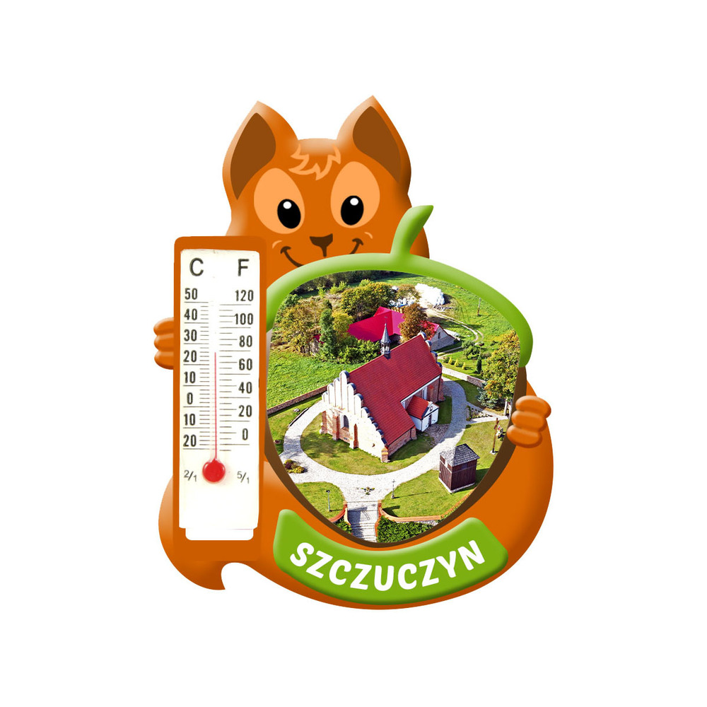 Polyresinowy magnes wiewiórka Szczuczyn