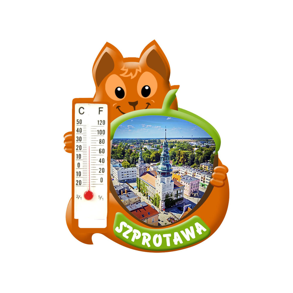 Polyresinowy magnes wiewiórka Szprotawa