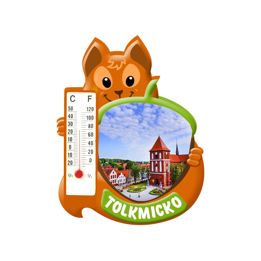 Polyresinowy magnes wiewiórka Tolkmicko