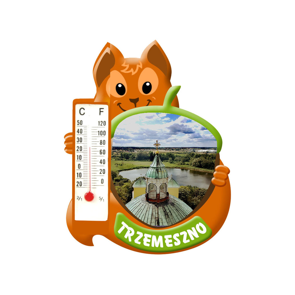 Polyresinowy magnes wiewiórka Trzemeszno