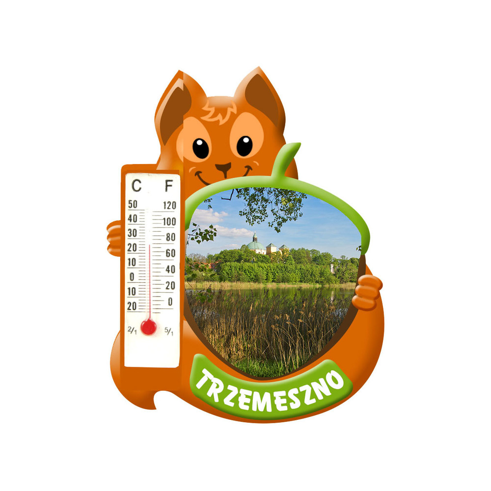 Polyresinowy magnes wiewiórka Trzemeszno