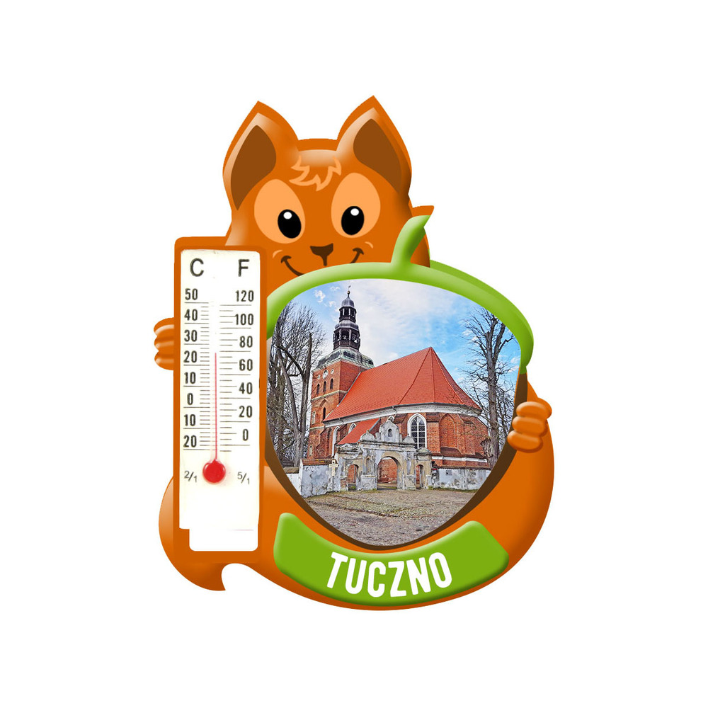 Polyresinowy magnes wiewiórka Tuczno