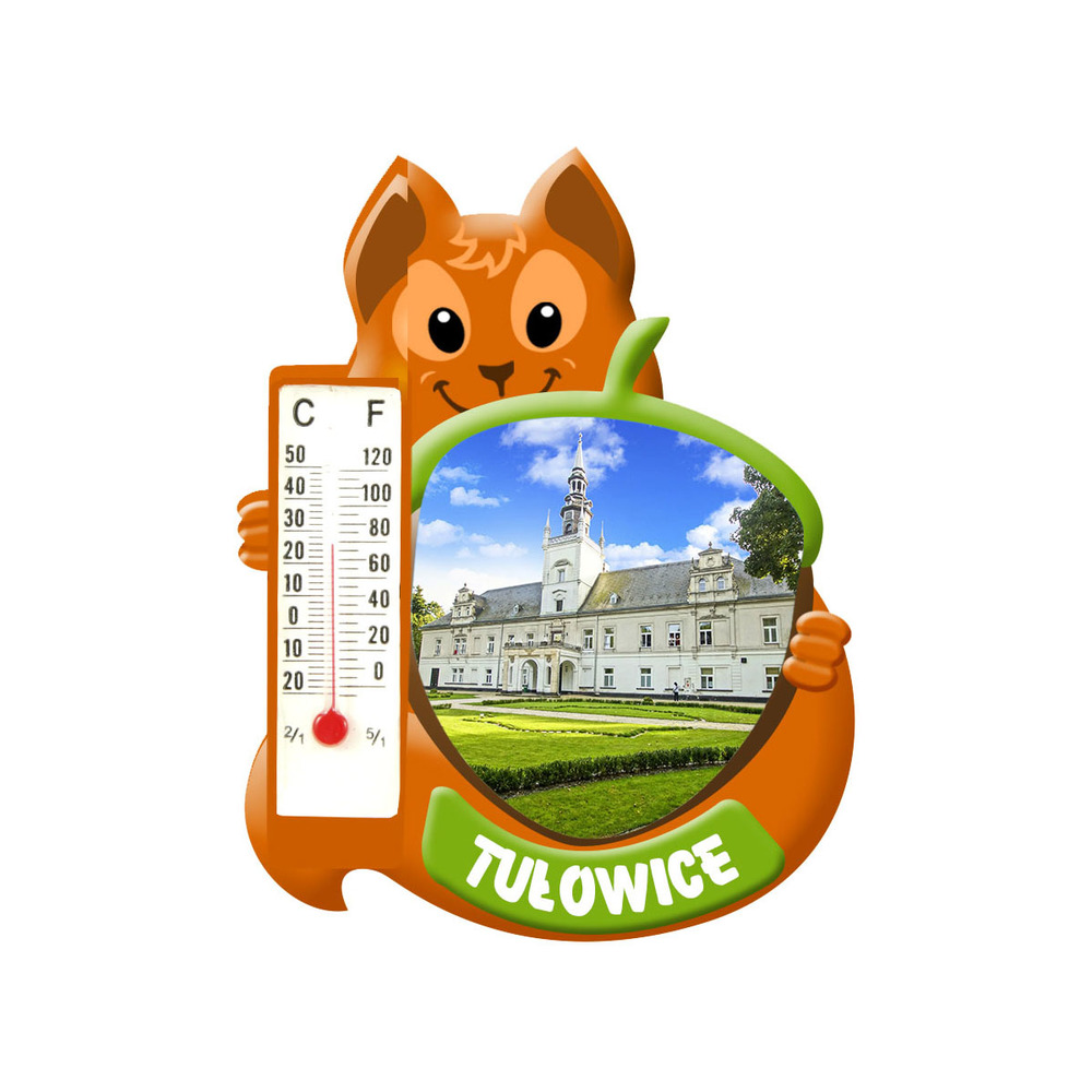 Polyresinowy magnes wiewiórka Tułowice