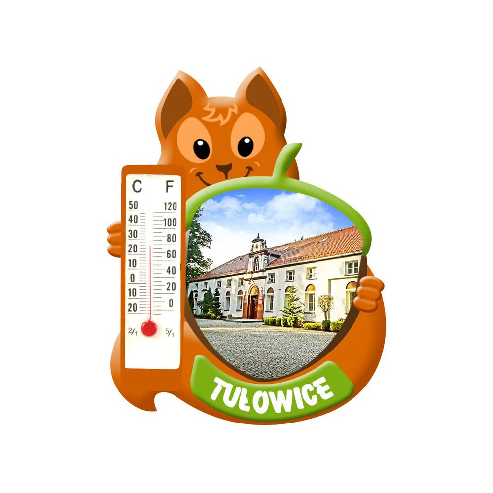 Polyresinowy magnes wiewiórka Tułowice