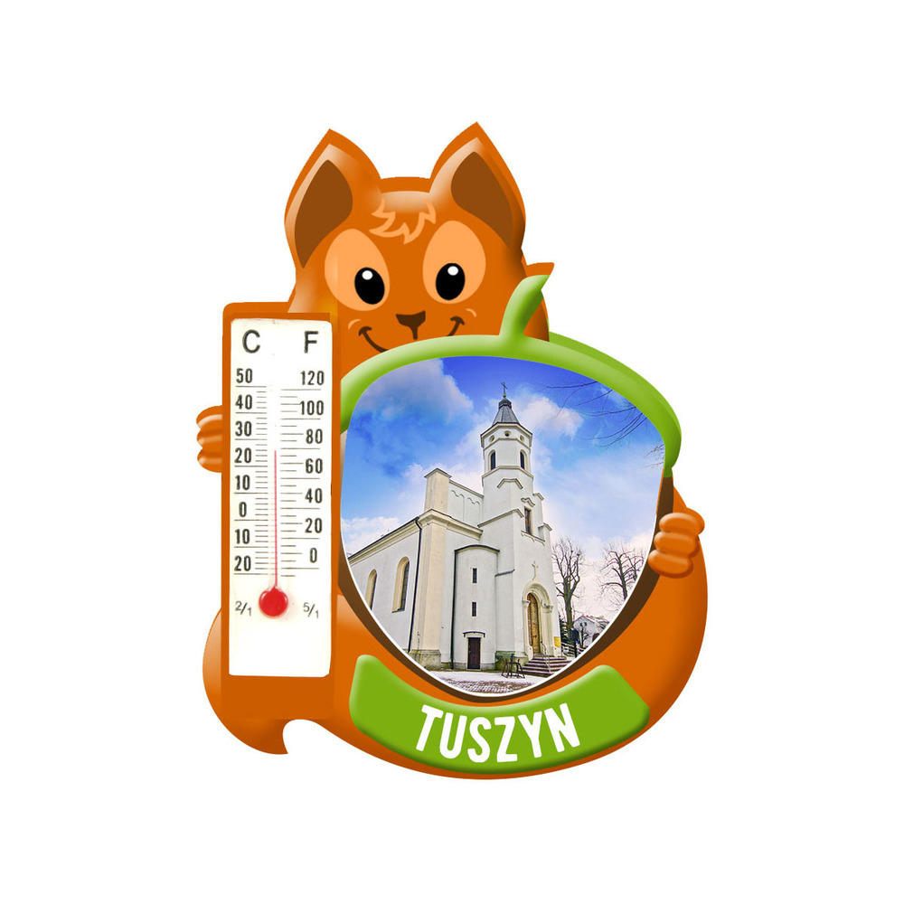 Polyresinowy magnes wiewiórka Tuszyn
