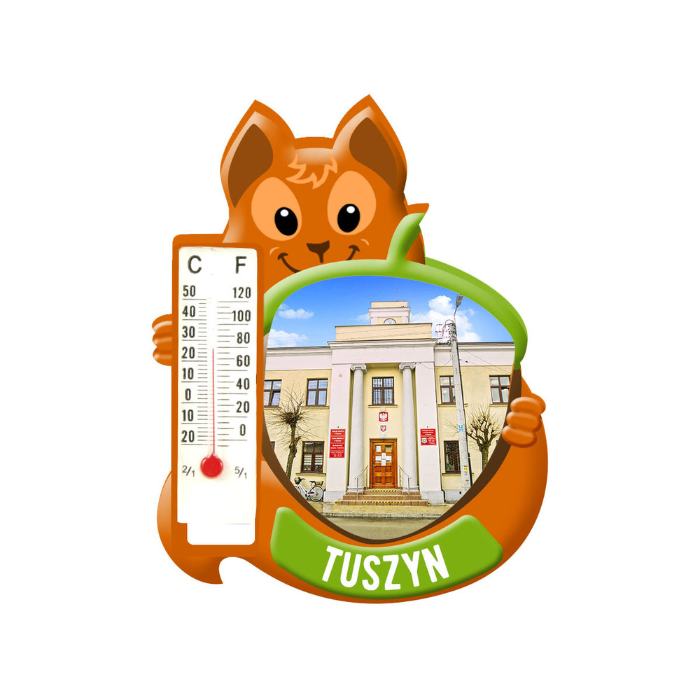 Polyresinowy magnes wiewiórka Tuszyn