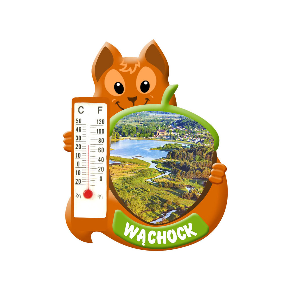 Polyresinowy magnes wiewiórka Wąchock
