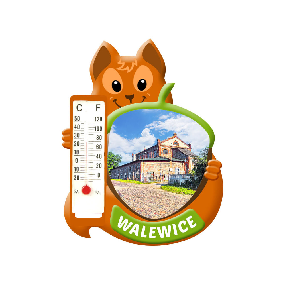 Polyresinowy magnes wiewiórka Walewice