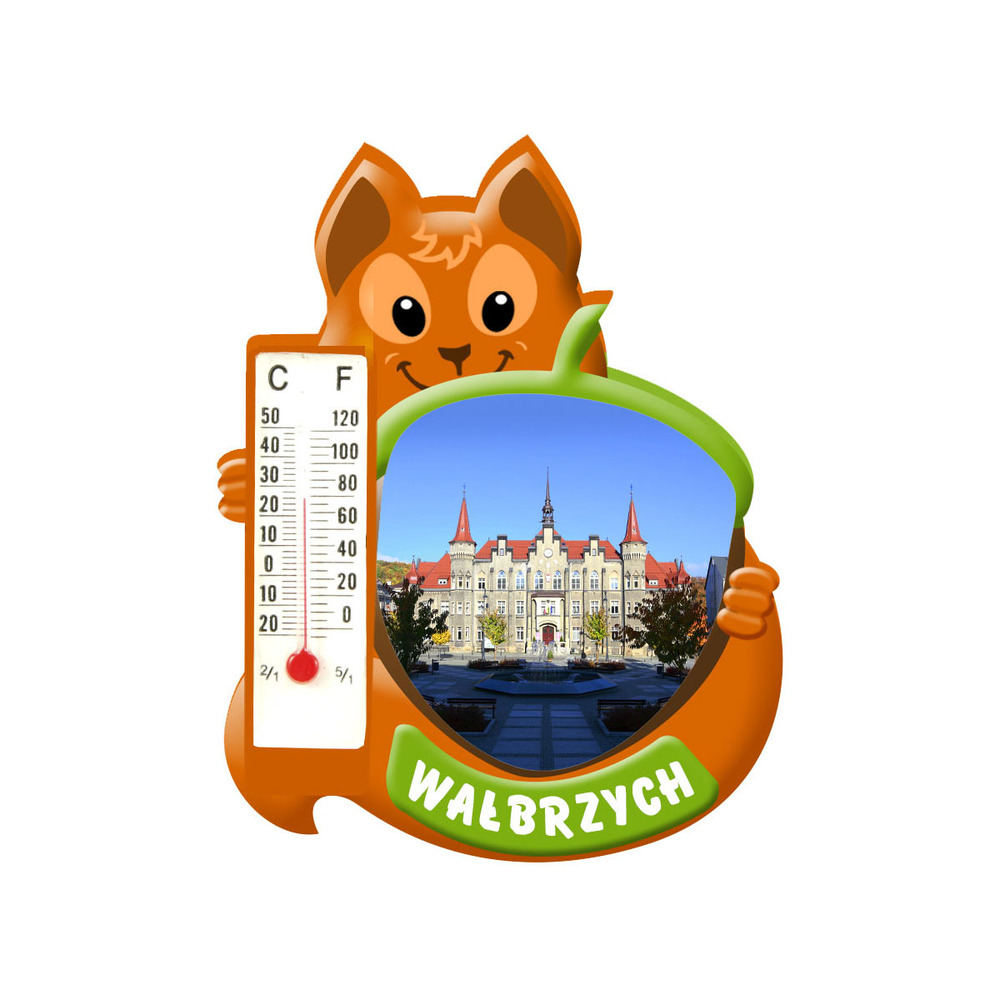 Polyresinowy magnes wiewiórka Wałbrzych